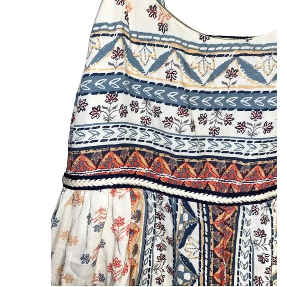 Urban outfitters, skies are blue, boho braided, open back tank, Small - Picture 2 of 6